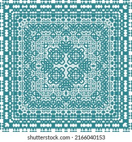 Mexican vintage talavera tiles. Vector seamless pattern flyer. Modern design. Red antique background for pillows, print, wallpaper, web backdrop, towels, surface texture.
