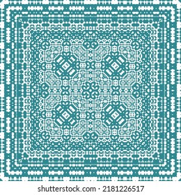 Mexican vintage talavera tiles. Vector seamless pattern flyer. Modern design. Red antique background for pillows, print, wallpaper, web backdrop, towels, surface texture.