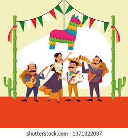 Mexicans cinco de mayo cartoon