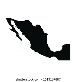 Mexico abstract maps logo template