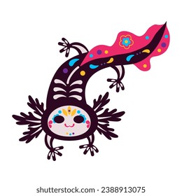 mexico animal axolotl illustration design