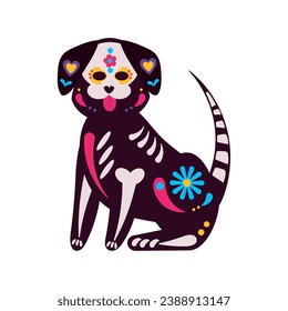 ilustración de perro animal de méxico aislado