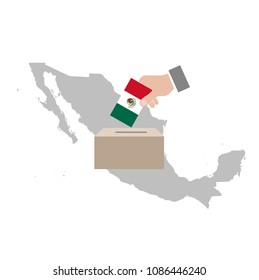Mexico Ballot Box Vector Work