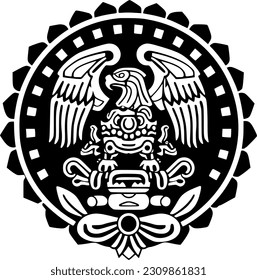 Mexico | Black and White Vector illustration