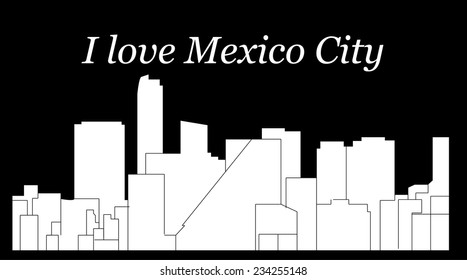 Mexico City skyline