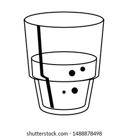 mexico culture and foods cartoons glass vector illustration graphic design