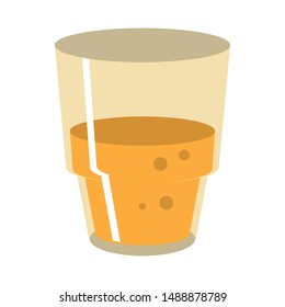 mexico culture and foods cartoons glass vector illustration graphic design