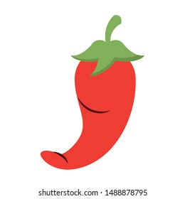 mexico culture and foods cartoons jalapeno vector illustrationgraphic design