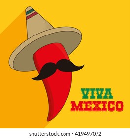Mexico design. Culture icon. Colorful illustration