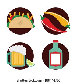 Mexico design over white background, vector illustration
