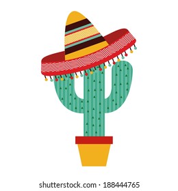 Mexico design over white background, vector illustration