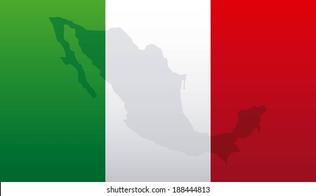 Mexico design over white background, vector illustration