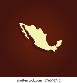 Mexico detailed map.