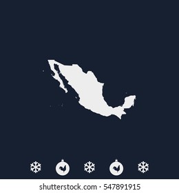Mexico detailed map.
