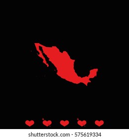 Mexico detailed map.