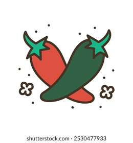 Ilustração México Doodle - Chili