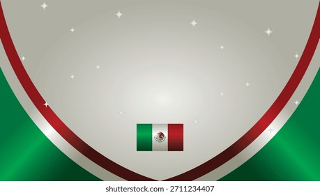Mexico flag background concept for National holiday, Independence Day and other events.