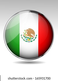 Mexico Flag Button