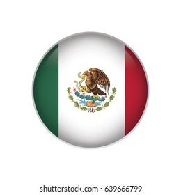 Mexico Flag Button