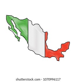 Mexico flag design