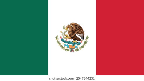 Mexico Flag Illustration Premium Quality High Resolution 300DPI