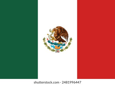 México bandera ilustrador país banderas símbolo nación