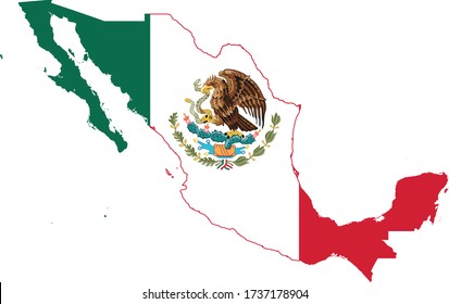 Mexico Map Hand Drawn Sketch Vector Stock Vector (Royalty Free ...