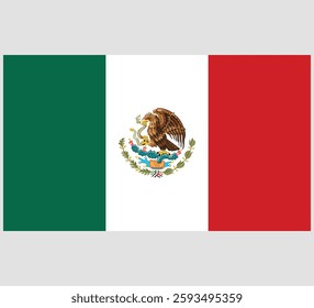 Mexico Flag Vector Design , Mexico Country Flag