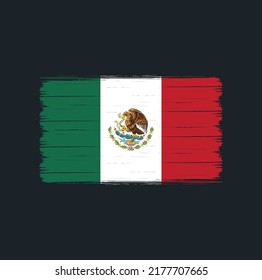 Mexico Flag Vector National Flag Stock Vector (Royalty Free) 2177707665 ...