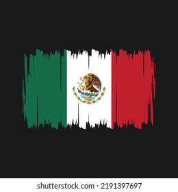 Mexico Flag Vector. National Flag