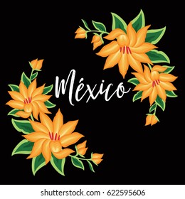 Mexico Floral Composition 