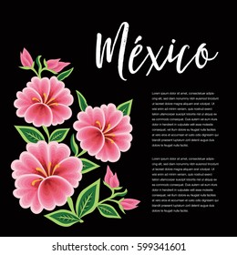 Mexico - Floral Composition – Copy Space