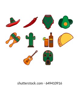 mexico icon color