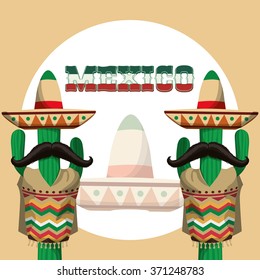 Mexico icon design 