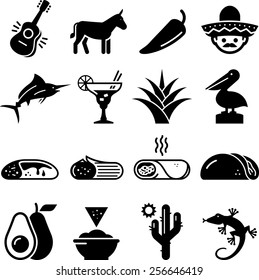 Mexico icon set