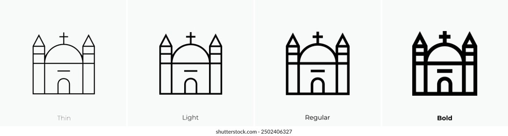 mexico icon. Thin, Light Regular And Bold style design isolated on white background