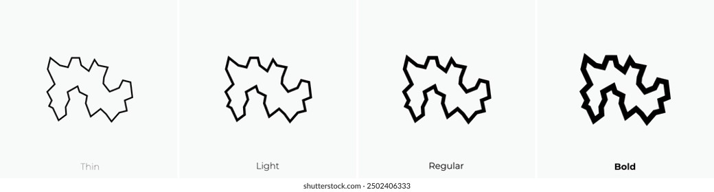 mexico icon. Thin, Light Regular And Bold style design isolated on white background