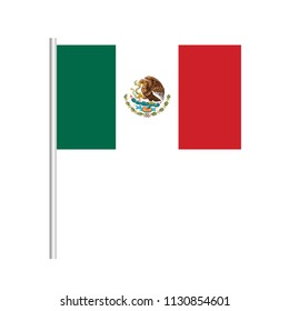 Mexico Icon vector illustration,National flag for country of Mexico isolated, banner vector illustration. Vector illustration eps10.