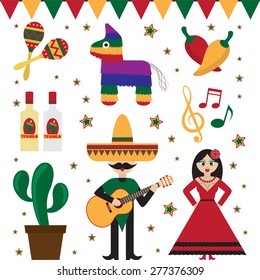 Mexico icons