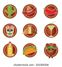 Mexico icons