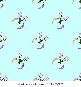 Mexico illustration pattern