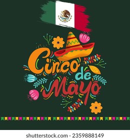 Mexico Independence Day 16 September Design With Flag Mexico Concept