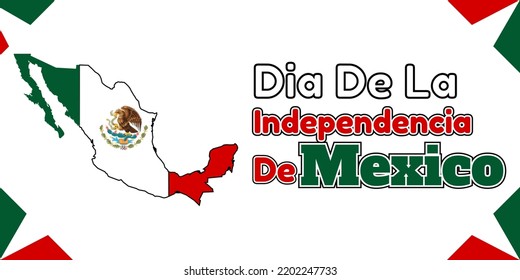 Antecedentes del Día de la Independencia de México con mapa de méxico