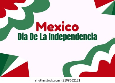 Mexico independence day illustration 16 september background vector viva mexico