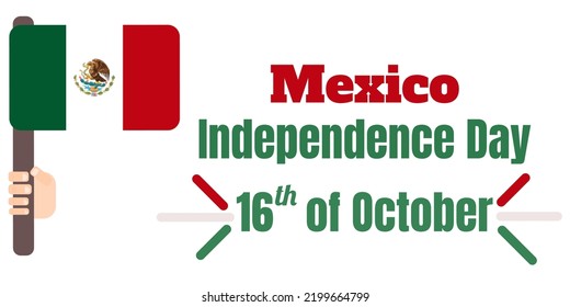 Mexico independence day illustration 16 september background vector viva mexico