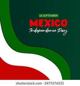 mexico independence day vector background. it is suitable for card, banner or poster