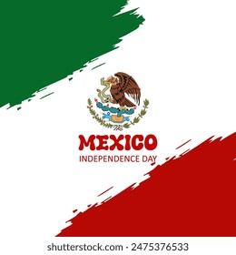 mexico independence day vector background. it is suitable for card, banner or poster