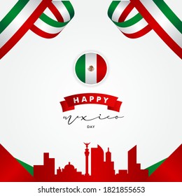 Mexico Independence Day Vector Design Illustration For Celebrate Moment