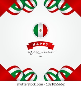 Mexico Independence Day Vector Design Illustration For Celebrate Moment