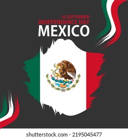 Mexico Independence Day Vector Template Design